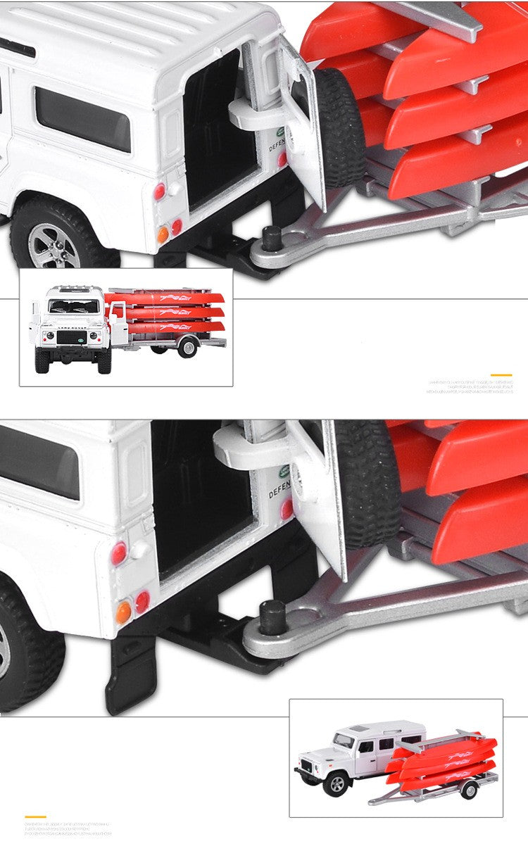 Modelo de Caminhão de Transporte de Carros em Liga 1/32, Veículos Diecast, Brinq