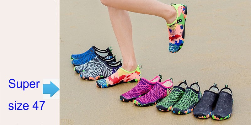 Unissex tênis de natação sapatos de água homem descalço sandálias praia ao ar li