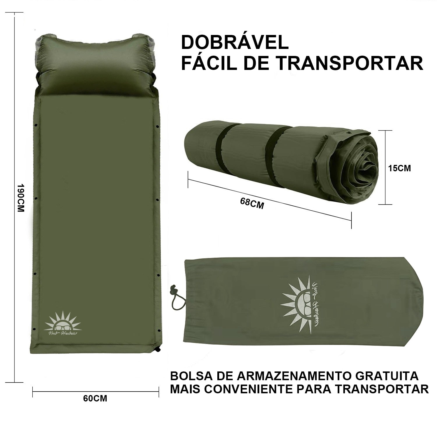 Colchão Inflável De Acampamento Ao Ar Livre Com Travesseiro Almofada De Ultralev
