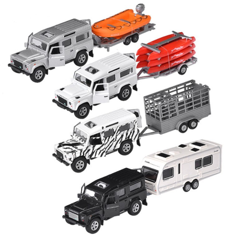 Modelo de Caminhão de Transporte de Carros em Liga 1/32, Veículos Diecast, Brinq