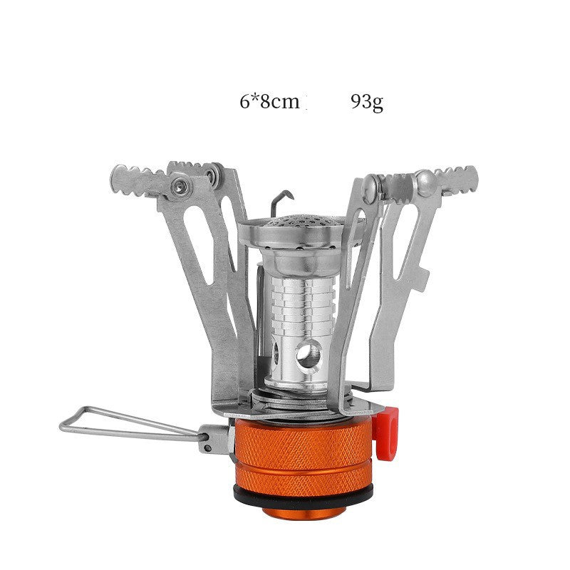 Mini fogão a gás para acampamento