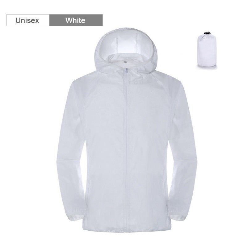 Casaco impermeável para homens e mulheres, roupas de proteção solar, roupas de p