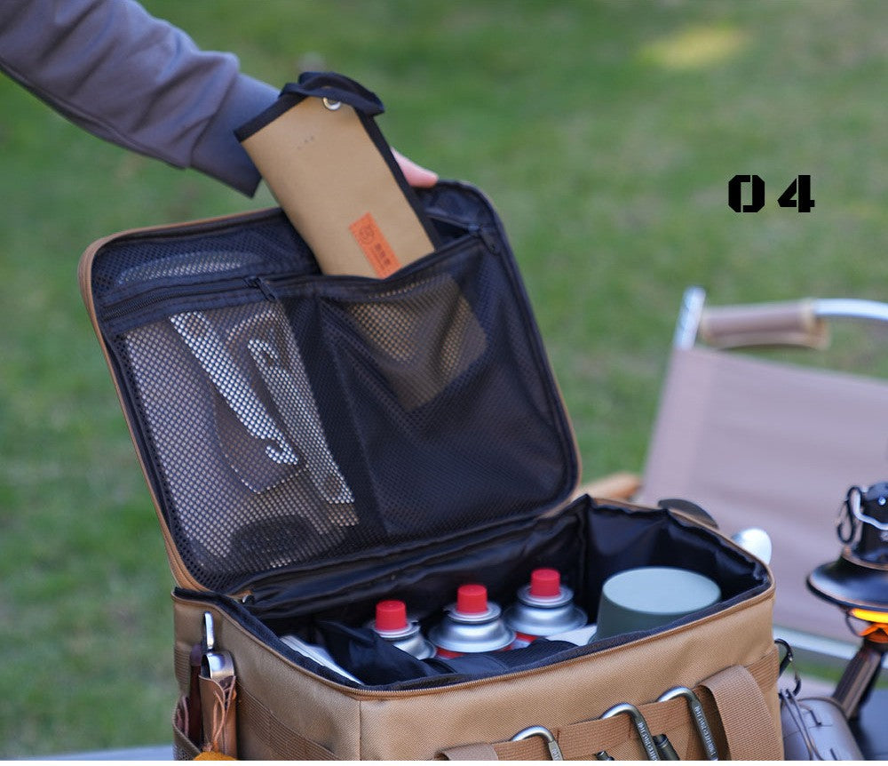Bolsa de armazenamento tática para acampamento, 30-42l, caixa dobrável isolada,