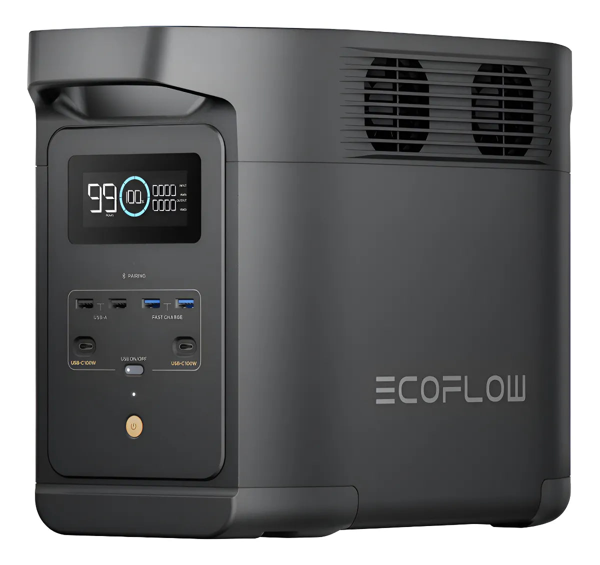 EcoFlow Delta Black Estação de Energia 500W / 980Wh