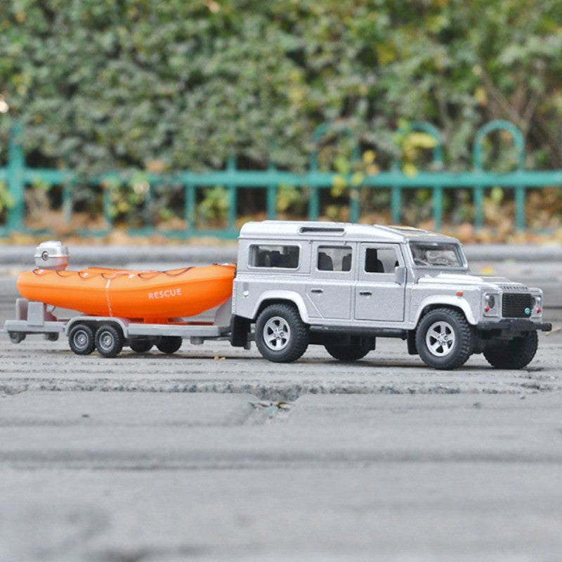 Modelo de Caminhão de Transporte de Carros em Liga 1/32, Veículos Diecast, Brinq