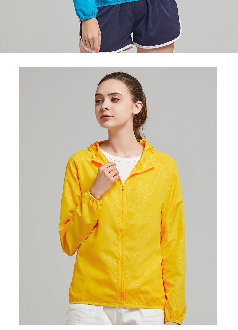 Casaco impermeável para homens e mulheres, roupas de proteção solar, roupas de p