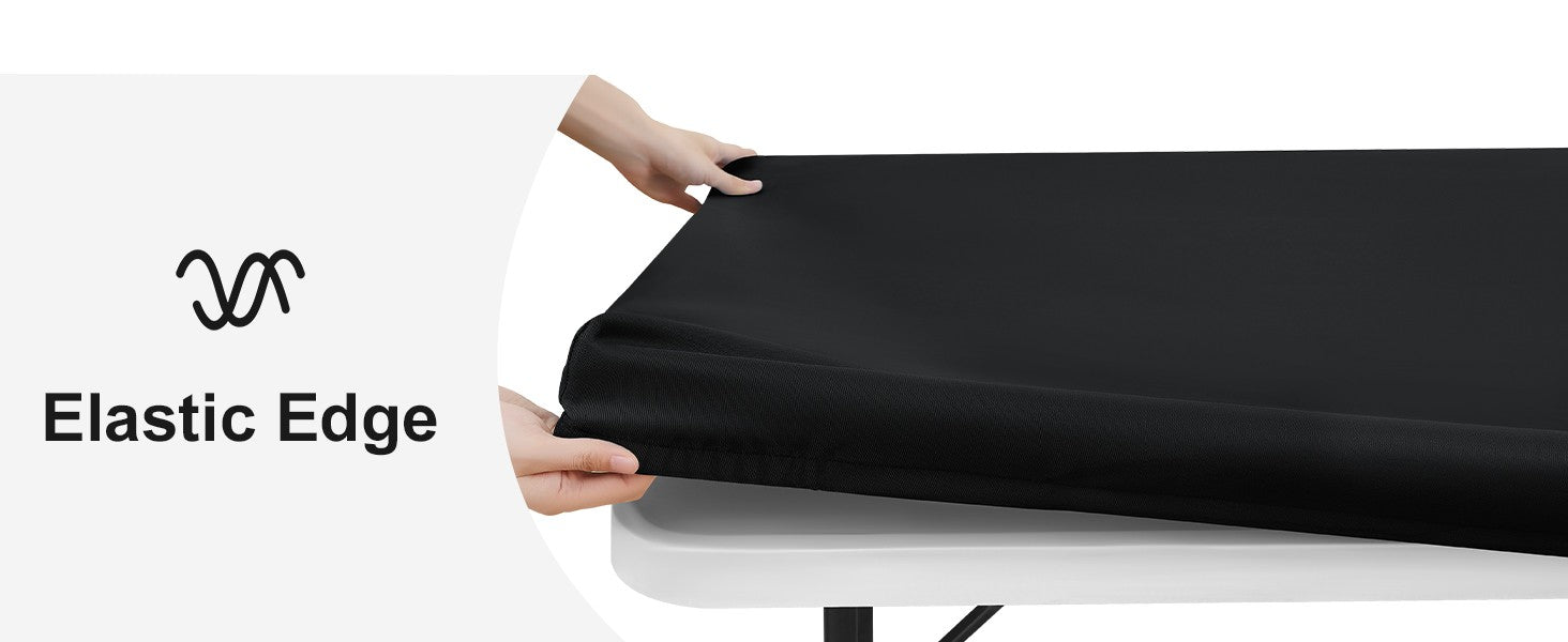 Toalha de mesa retangular impermeável Hapihappy para piquenique ao ar livre, cam