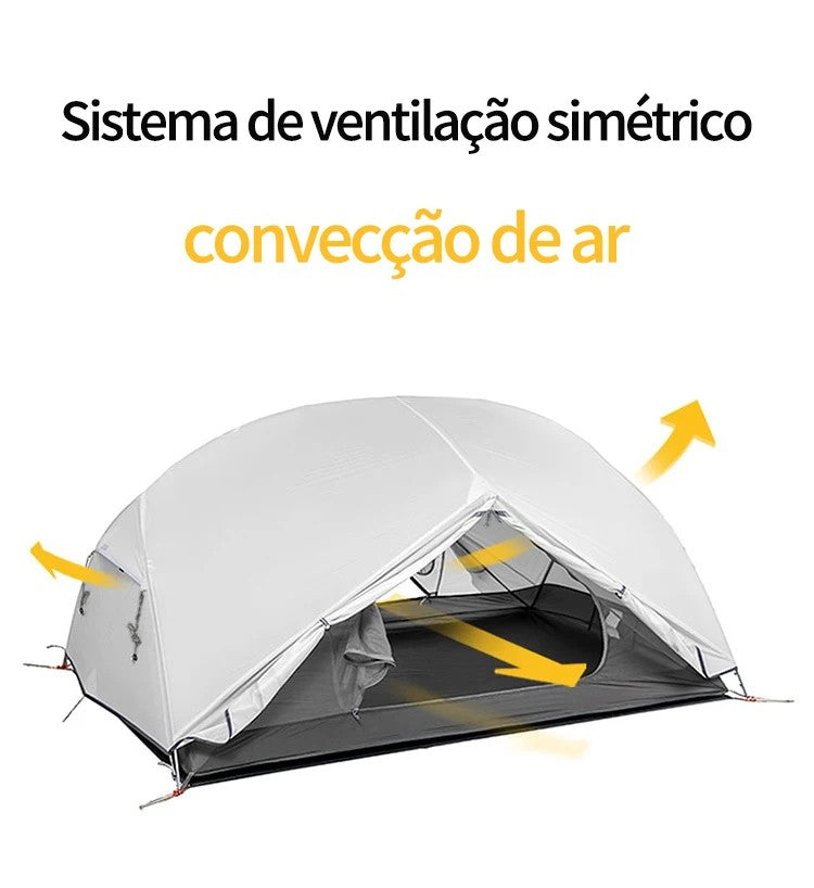 Naturehike Mongar 2 barraca de camping a prova d'água 2 pessoas ultralight campi