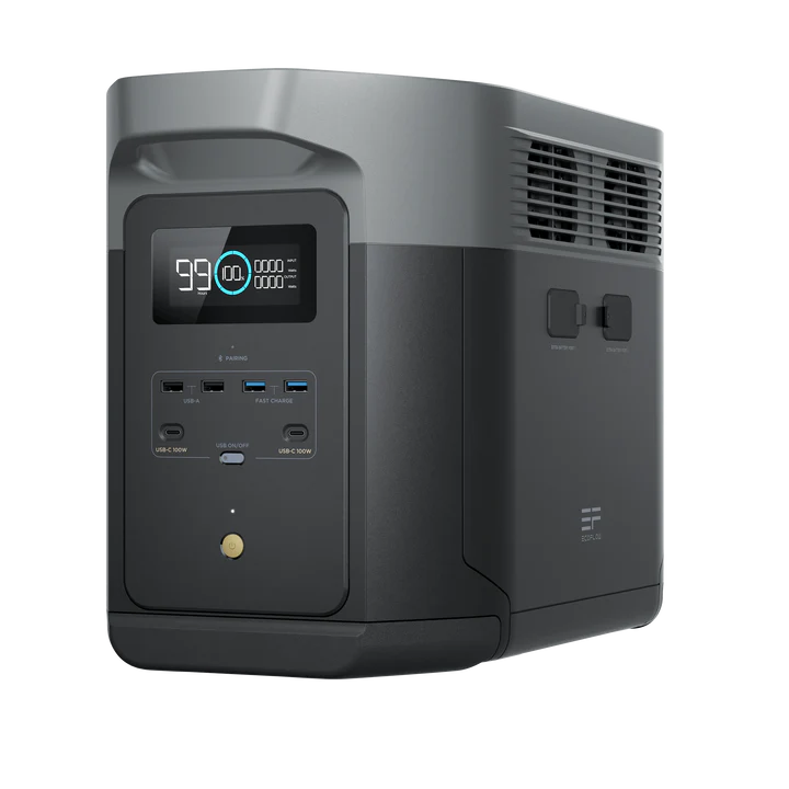 EcoFlow Delta 2 Max - Estação de Energia Portátil 3400W / 2048Wh