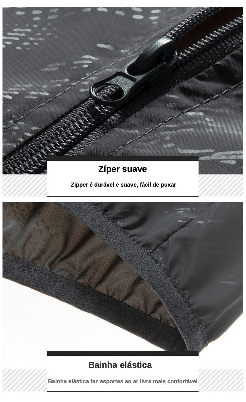 Casaco impermeável para homens e mulheres, roupas de proteção solar, roupas de p