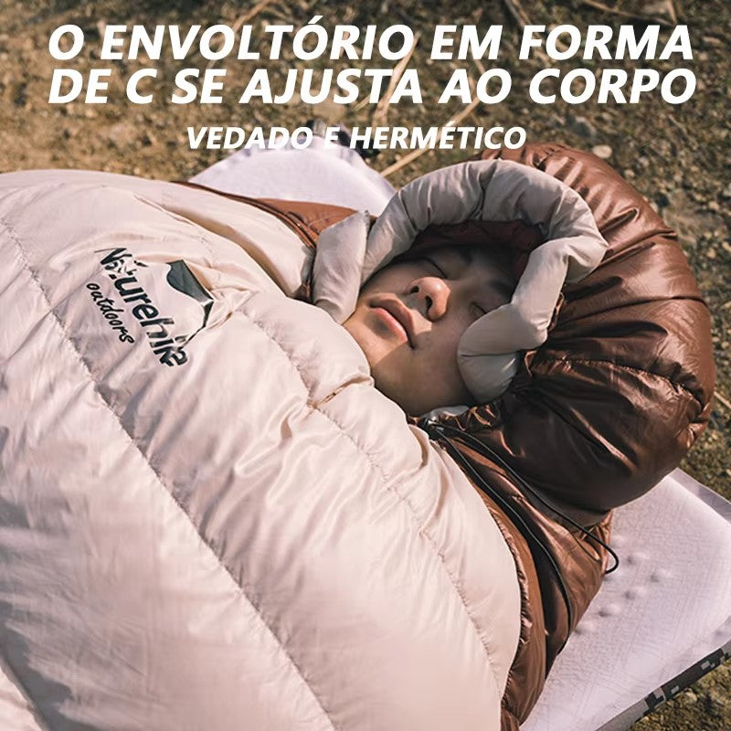 Naturehike saco de dormir ultraleve à prova d'água múmia saco de dormir snowbird