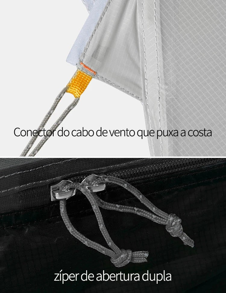Naturehike-Mongar 2 barraca camping, Ultraleve, Ao ar livre, 3 Temporada, imperm