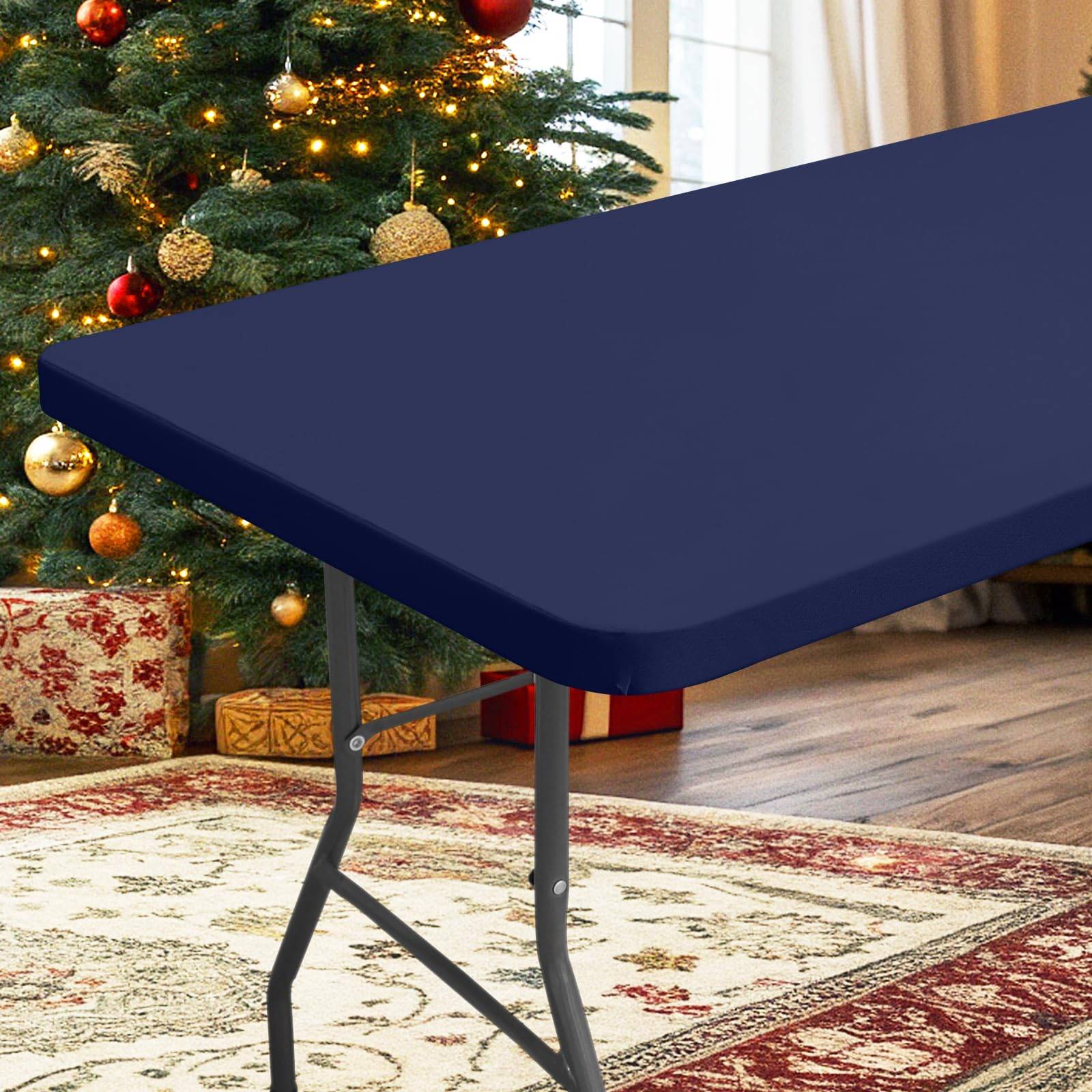 Toalha de mesa retangular impermeável Hapihappy para piquenique ao ar livre, cam