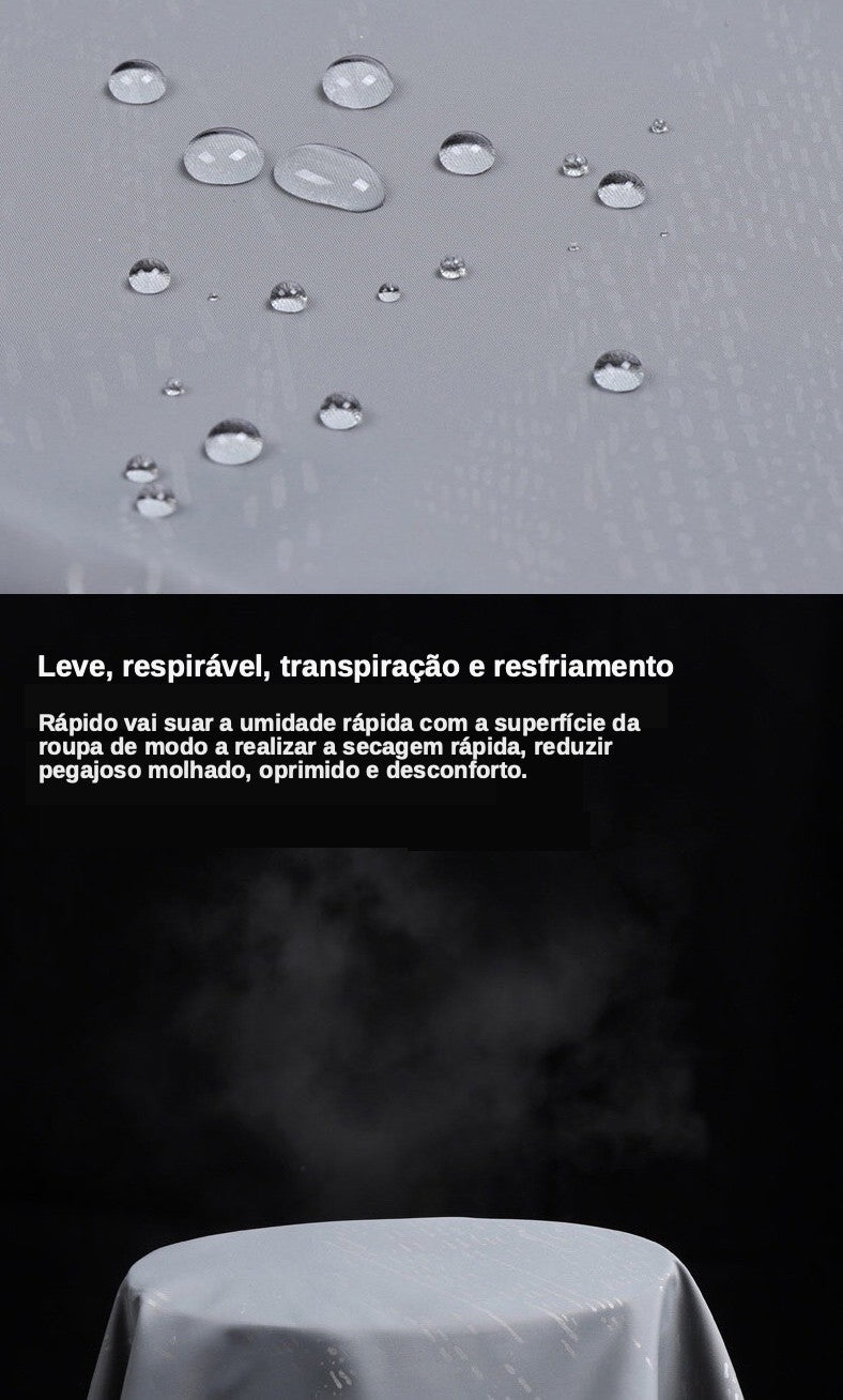 Casaco impermeável para homens e mulheres, roupas de proteção solar, roupas de p