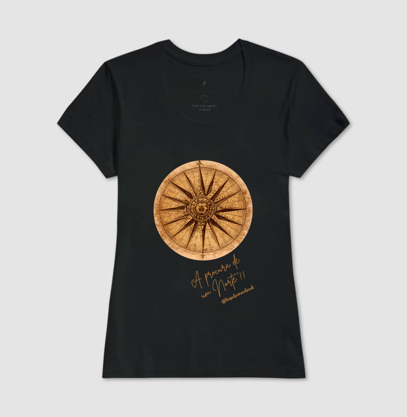 Camiseta A procurar de um Norte