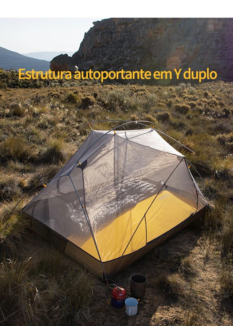 Naturehike Mongar 2 barraca de camping a prova d'água 2 pessoas ultralight campi
