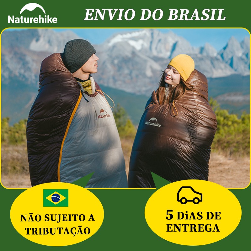 Naturehike saco de dormir ultraleve à prova d'água múmia saco de dormir snowbird