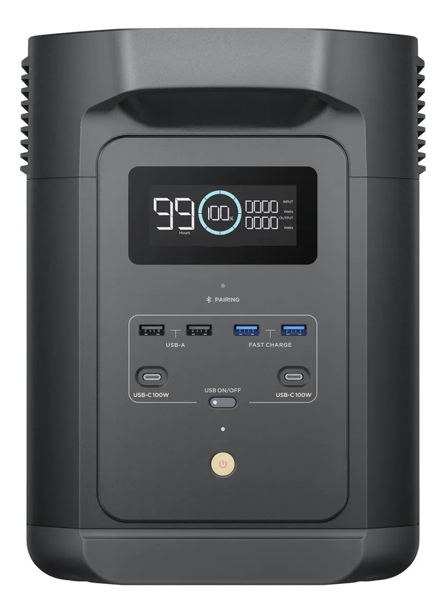 EcoFlow Delta Black Estação de Energia 500W / 980Wh