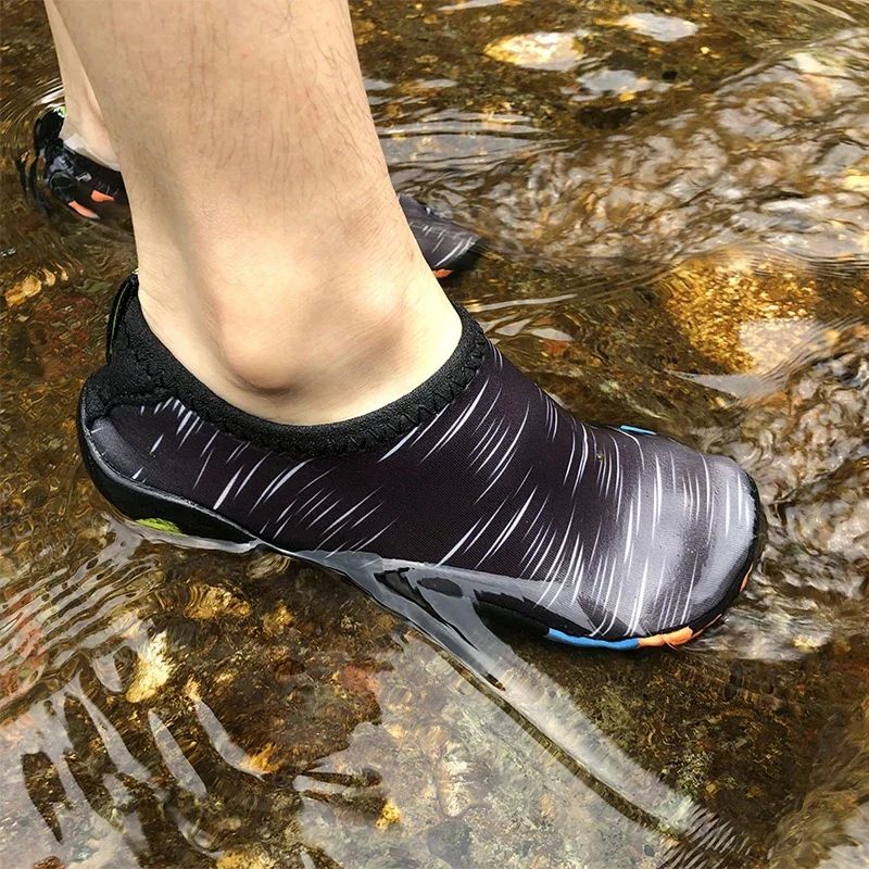 Unissex tênis de natação sapatos de água homem descalço sandálias praia ao ar li