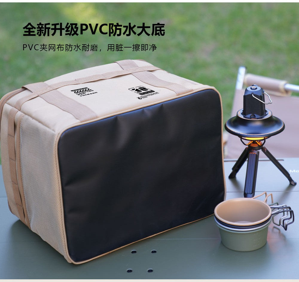 Bolsa de armazenamento tática para acampamento, 30-42l, caixa dobrável isolada,