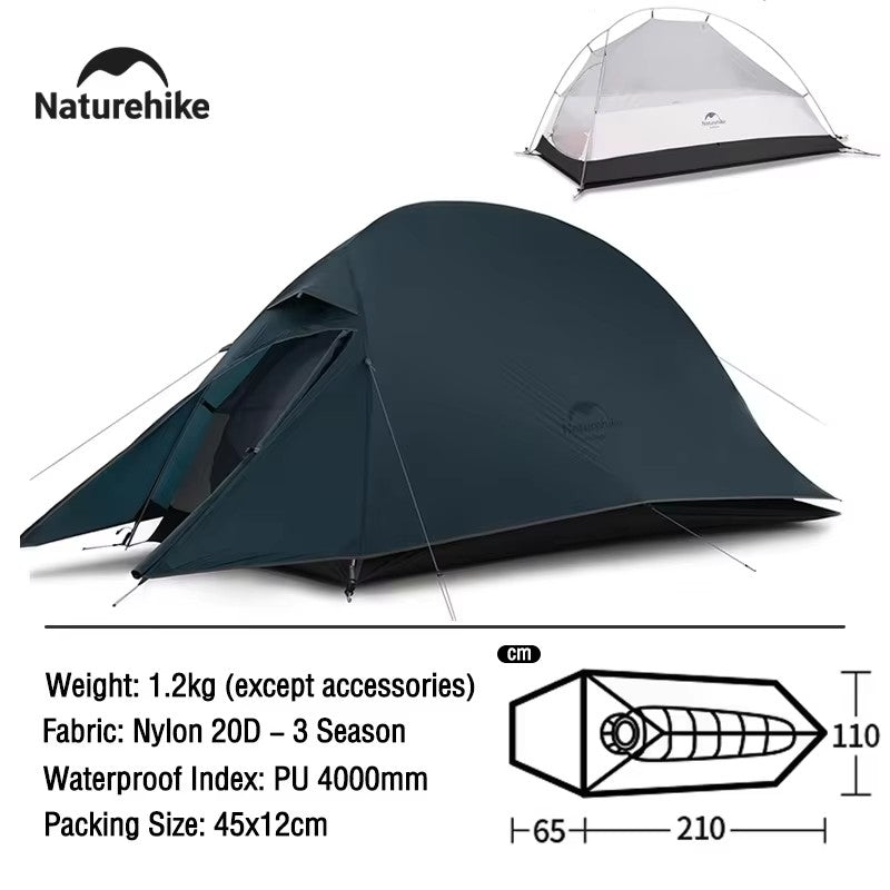 Naturehike barraca de camping Cloud Up 1 Pessoa Ultraleve