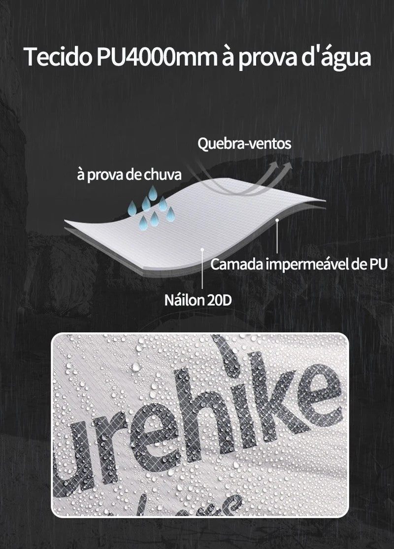 Naturehike Mongar 2 barraca de camping a prova d'água 2 pessoas ultralight campi