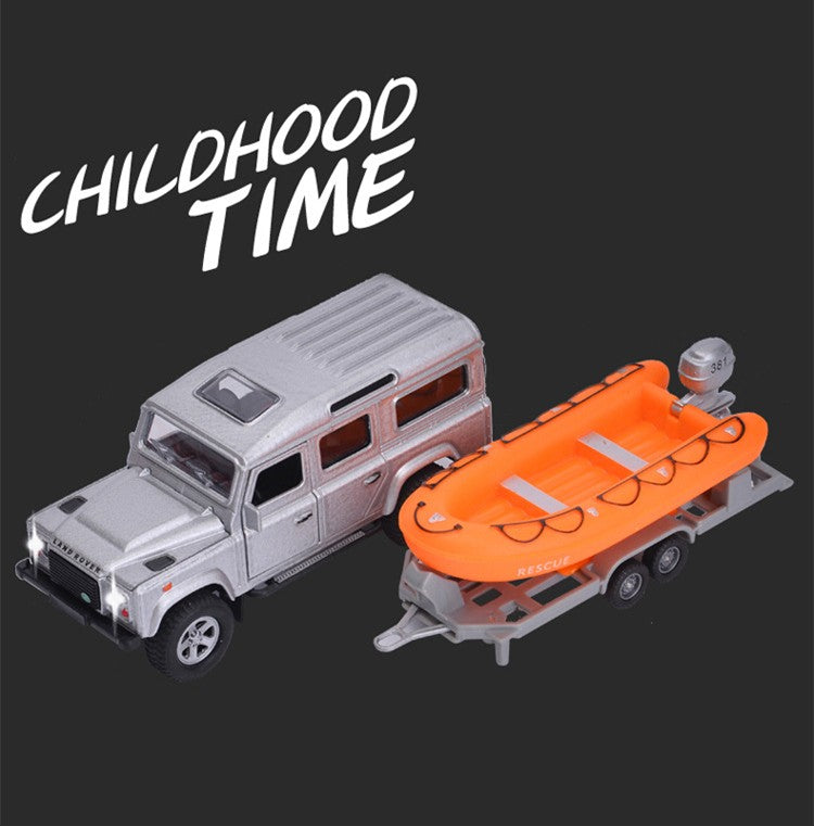Modelo de Caminhão de Transporte de Carros em Liga 1/32, Veículos Diecast, Brinq