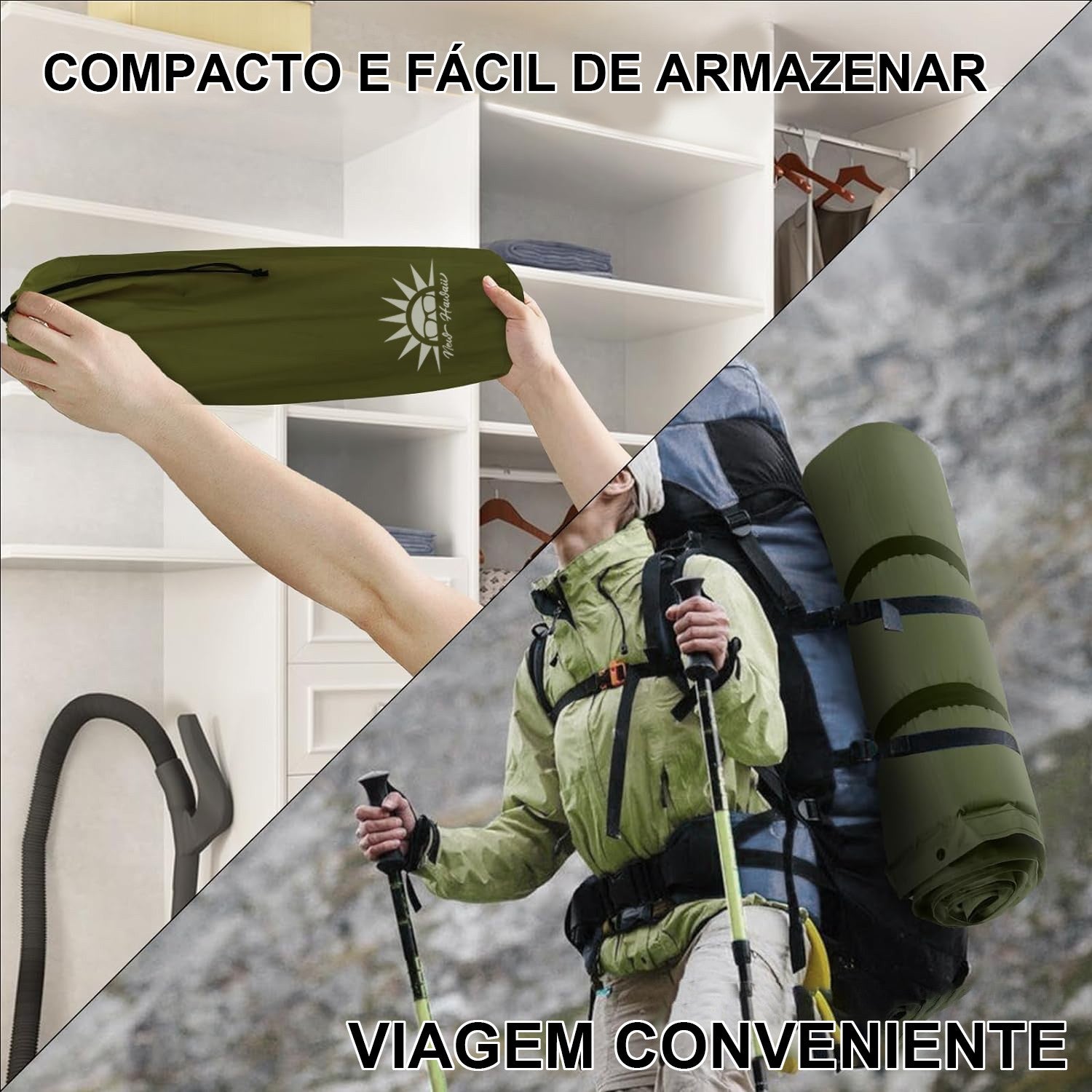 Colchão Inflável De Acampamento Ao Ar Livre Com Travesseiro Almofada De Ultralev