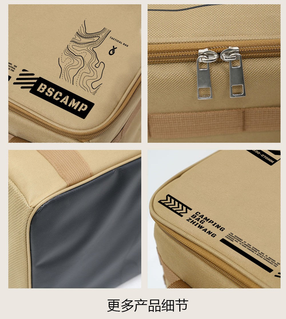 Bolsa de armazenamento tática para acampamento, 30-42l, caixa dobrável isolada,