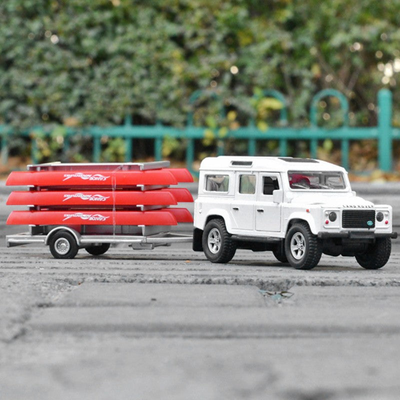 Modelo de Caminhão de Transporte de Carros em Liga 1/32, Veículos Diecast, Brinq